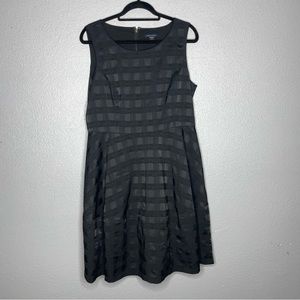 Tommy Hilfiger Black fit & Flare sleeveless dress- 14
